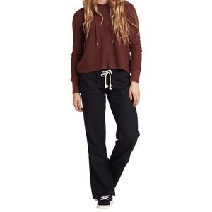 Roxy Oceanside Linen Blend Rope Drawstring Pants Women’s size L